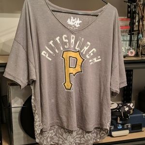 Pittsburgh Pirates Burnout Boxy T-shirt 2X